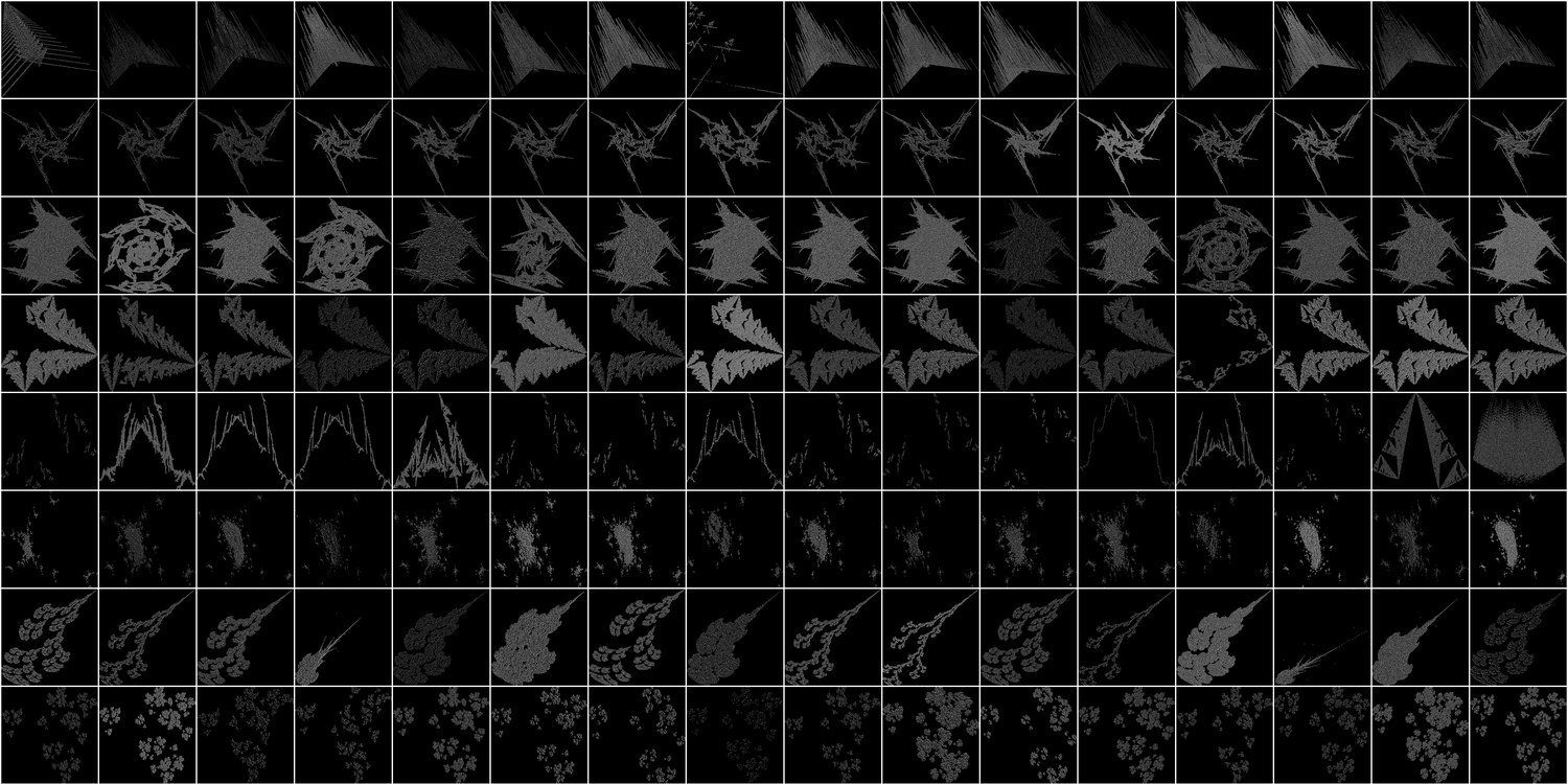 Random samples from FineFractalDB
